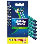 Máquina de Barbear Manual Blue II Gillette (6 uds) Cuidado Corporal - nacloset