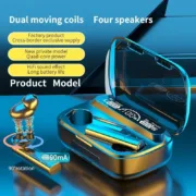Fones de ouvido duplos dinâmicos Auriculares Bluetooth - nacloset