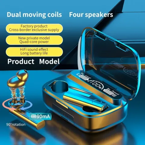 Fones de ouvido duplos dinâmicos Auriculares Bluetooth - nacloset 8