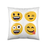 Capa de travesseiro Emoji (40 x 40 cm) Almofadas e travesseiros - nacloset 2