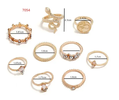 Conjunto de 15 Anéis Anéis - nacloset 8 Conjunto de 15 Anéis Anéis - nacloset 8