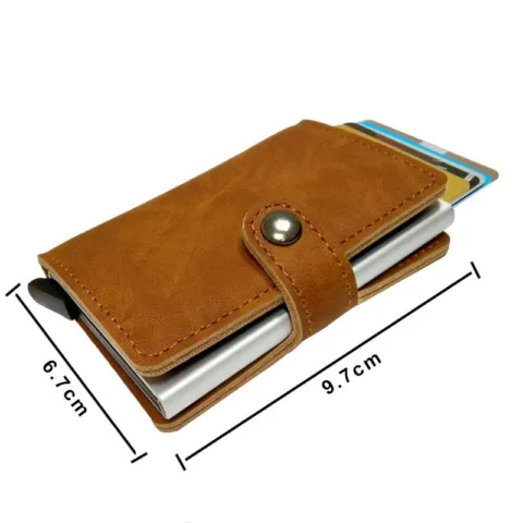 Porta Cartões Seguro Vintage (RFID) FreeShipping - nacloset 3