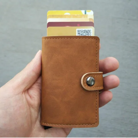 Porta Cartões Seguro Vintage (RFID) FreeShipping - nacloset 7