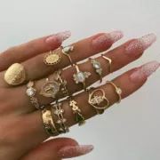Conjunto de 15 Anéis Anéis - nacloset