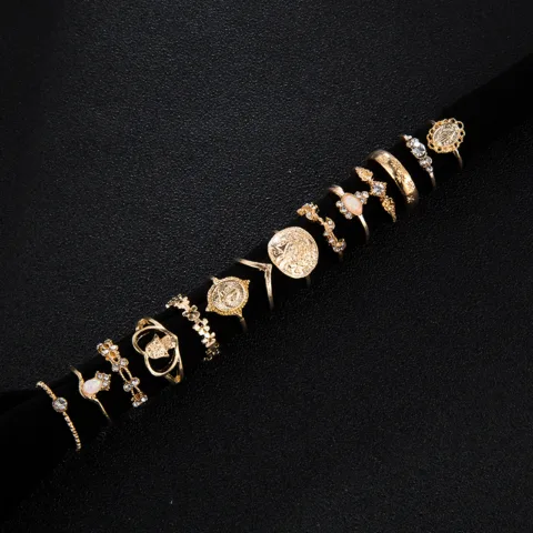 Conjunto de 15 Anéis Anéis - nacloset 6 Conjunto de 15 Anéis Anéis - nacloset 6