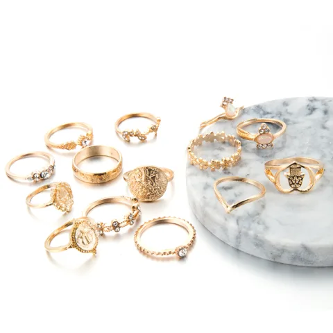 Conjunto de 15 Anéis Anéis - nacloset 5 Conjunto de 15 Anéis Anéis - nacloset 5