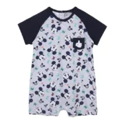 Babygrow de Manga Curta para Bebé Mickey Mouse (Azul) Bebés e Crianças - nacloset