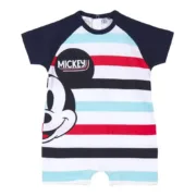 Babygrow de Manga Curta para Bebé Mickey Mouse (Azul) Bebés e Crianças - nacloset