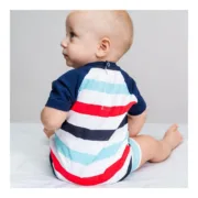 Babygrow de Manga Curta para Bebé Mickey Mouse (Azul) Bebés e Crianças - nacloset 2