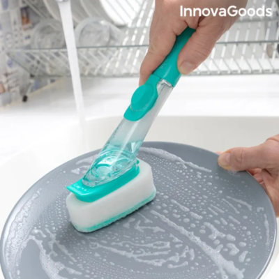 Esfregão com Dispensador de Detergente