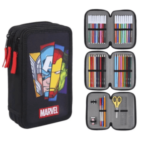 Estojo triplo da Marvel
