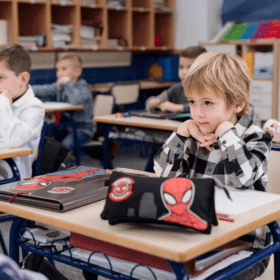Estojo Escolar com 3 divisórias