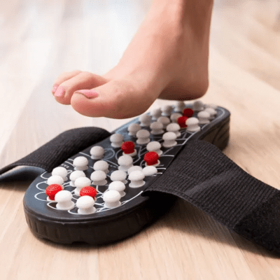 Chinelos de Massagem de Pés - reflexologia podal