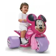 Moto Correpassagens Minnie Mouse Samurai 6 V Cor de Rosa (59,5 x 51 x 46,5 cm) Alimentação - nacloset
