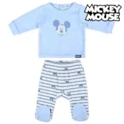 Conjunto de Vestuário Mickey Mouse Azul Bebés e Crianças - nacloset