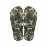 Chinelos para Crianças Ipanema Classic Camuflagem Verde Chinelos e meias de natação - nacloset
