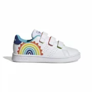 Sapatilhas de Desporto Infantis Adidas Advantage Lifestyle Court Branco Calçado desportivo - nacloset