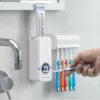 Dispensador de Pasta Dentífrica com Suporte para Escovas