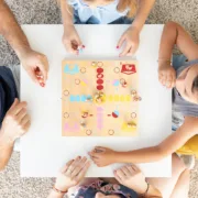Jogo de Mesa de Madeira com Animais Pake InnovaGoods 18 Peças Black Friday - nacloset 2