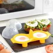 Cozedor de Ovos Duplo de Silicone Oovi InnovaGoods Acessórios de Cozinha - nacloset