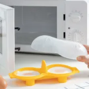 Cozedor de Ovos Duplo de Silicone Oovi InnovaGoods Acessórios de Cozinha - nacloset 2