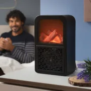 Aquecedor de Mesa (com Efeito Chama 3D) Black Friday - nacloset 2