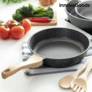 Frigideira Premium Granite-Effect InnovaGoods (24 cm) Acessórios de Cozinha - nacloset 2