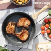Frigideira Premium Granite-Effect InnovaGoods (28 cm) Acessórios de Cozinha - nacloset