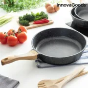 Frigideira Premium Granite-Effect InnovaGoods (28 cm) Acessórios de Cozinha - nacloset 2