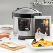Robot de Cozinha com Receitas Smart InnovaGoods 4 L 800W Preto Aço Acessórios de Cozinha - nacloset 2
