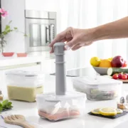3 Recipientes para Embalar a Vácuo (com Bomba Manual) Acessórios de Cozinha - nacloset