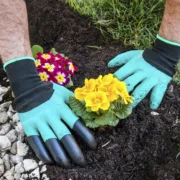 Luvas de Jardinagem com Garras para Cavar Bricolage e Ferramentas - nacloset