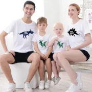 Conjunto T-Shirts Família Pai, mãe e filhos Roupa e Calçado - nacloset 2