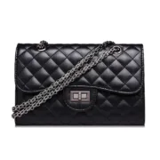 Bolsa de Mulher Acolchoada em Couro PU
