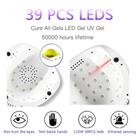 Secador de Unhas de 86W e 39 LEDs FreeShipping - nacloset 4 Secador de Unhas de 86W e 39 LEDs FreeShipping - nacloset 4