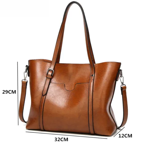 Bolsa Feminina Grande Wax (32 x 29 x 12 cm) Acessórios de Moda - nacloset 3 Bolsa Feminina Grande Wax (32 x 29 x 12 cm) Acessórios de Moda - nacloset 3