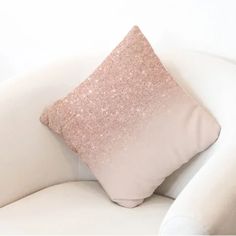Fronhas para Almofadas de Sofá Estanpadas em Rosa Almofadas - nacloset 6