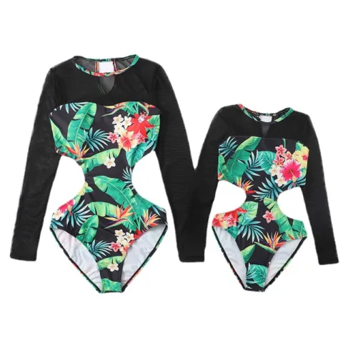 Conjunto de Fato de Banho Mãe e Filha de peça única Biquínis e fatos de banho - nacloset 5 Conjunto de Fato de Banho Mãe e Filha de peça única Biquínis e fatos de banho - nacloset 5