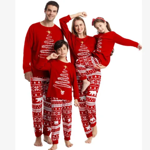 Conjunto de Pijamas de Natal Família Bebés e Crianças - nacloset 5 Conjunto de Pijamas de Natal Família Bebés e Crianças - nacloset 5