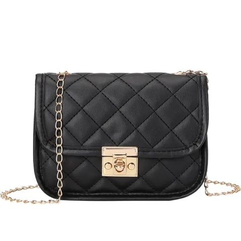Mini Bolsas Femininas acolchoadas com corrente Acessórios de Moda - nacloset 5