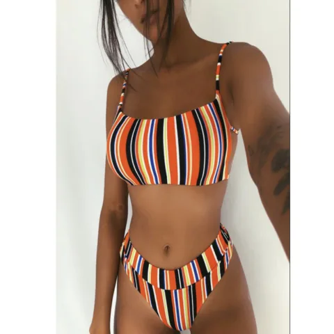 Conjunto de biquíni floral impresso Biquínis e fatos de banho - nacloset 24