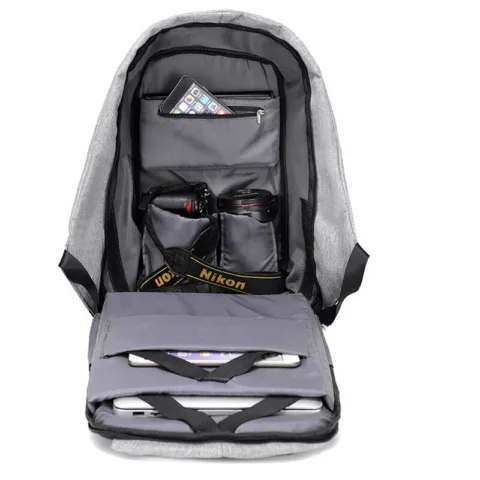 Mochila Segura com USB á prova de água FreeShipping - nacloset 3