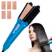 Ferro Alisador de cabelo Alisamento elétrico (Curling Imprinting 3D) Alisadores - nacloset
