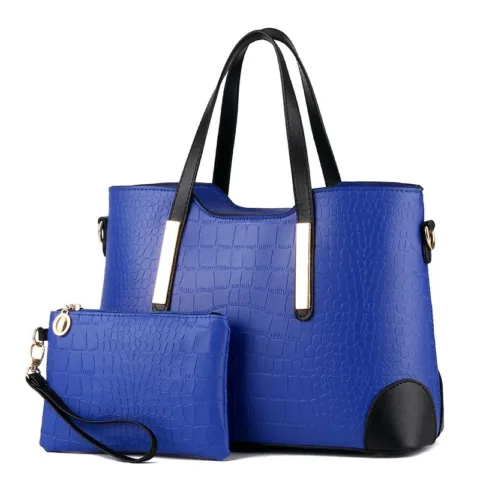 Bolsa Feminina Estilo Crocodilo com Carteira Acessórios de Moda - nacloset 5