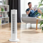 Ventilador Torre em Branco com 50 W Ar condicionado e ventiladores - nacloset