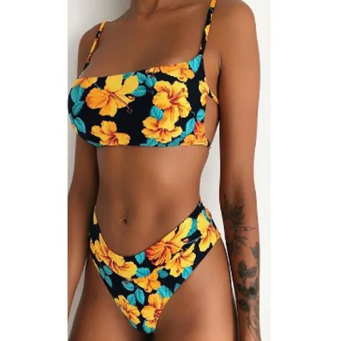 Conjunto de biquíni floral impresso Biquínis e fatos de banho - nacloset 25