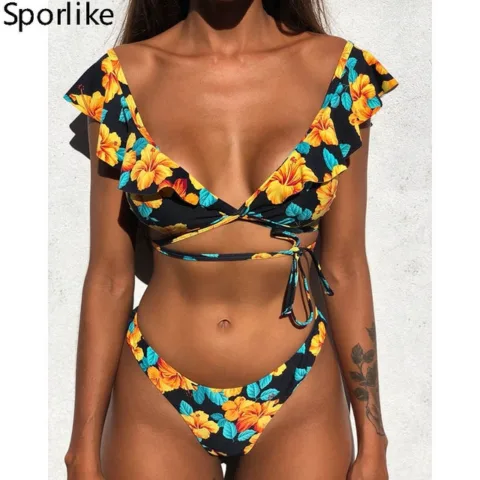 Conjunto de biquíni floral impresso Biquínis e fatos de banho - nacloset 11