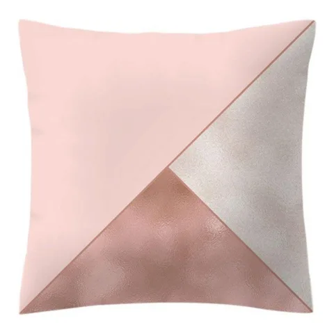 Fronhas para Almofadas de Sofá Estanpadas em Rosa Almofadas - nacloset 10