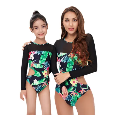 Conjunto de Fato de Banho Mãe e Filha de peça única Biquínis e fatos de banho - nacloset 4 Conjunto de Fato de Banho Mãe e Filha de peça única Biquínis e fatos de banho - nacloset 4