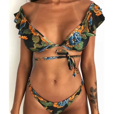 Conjunto de biquíni floral impresso Biquínis e fatos de banho - nacloset 10